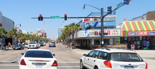 Driving around Myrtle Beach
