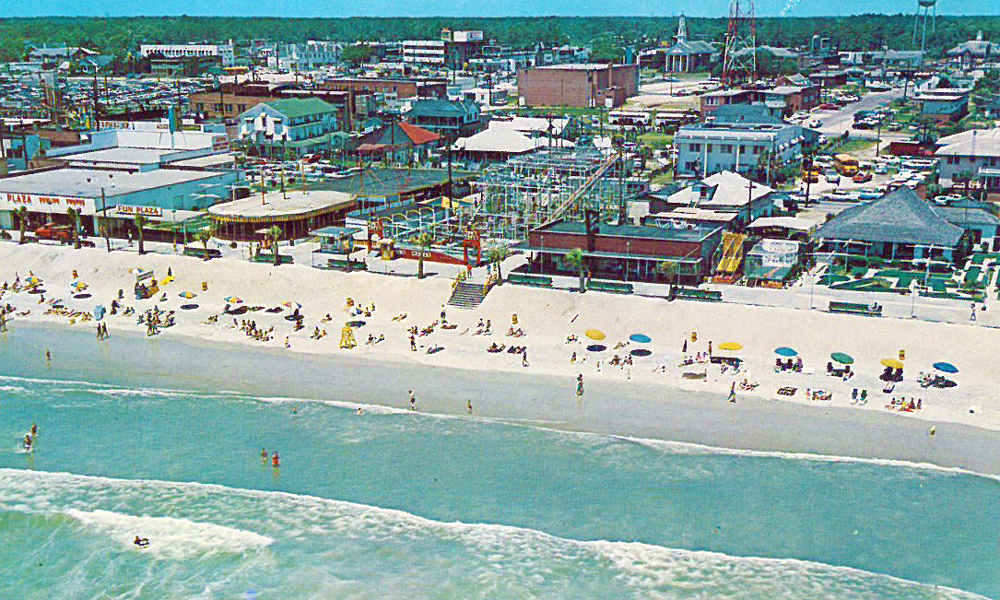 4. This aerial of downtown Myrtle Beach