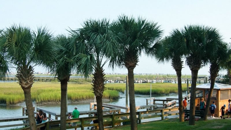 Nightlife at Murrells Inlet MarshWalk