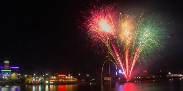 Fireworks at Broadway at the Beach