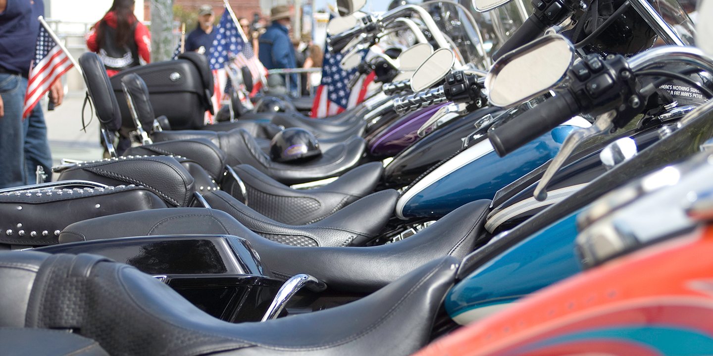 Motorcycles Americanflags 