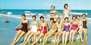 Historic Postcards: Bathing Beauties & Families