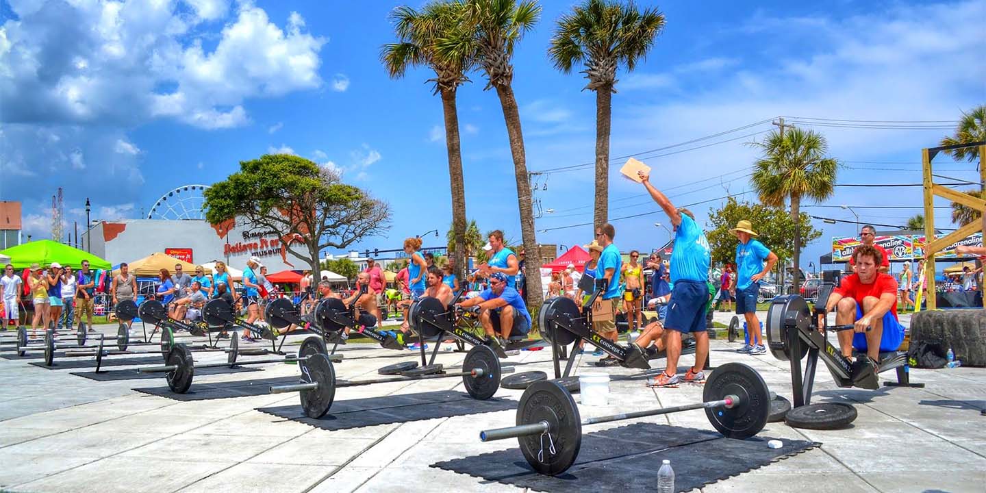 Beach Town Throw Down by Crossfit Up Dog