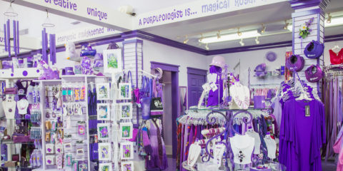 The purpleologist store at Barefoot Landing