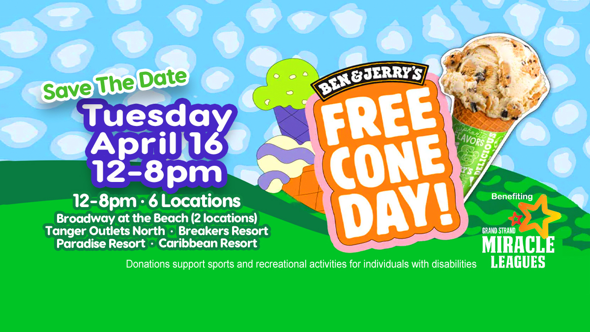 Ben & Jerry’s Free Cone Day April 16, 2024