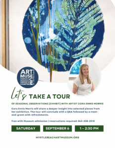 Guided Tour of Seasonal Observations with Artist Cora Ennis Morris
