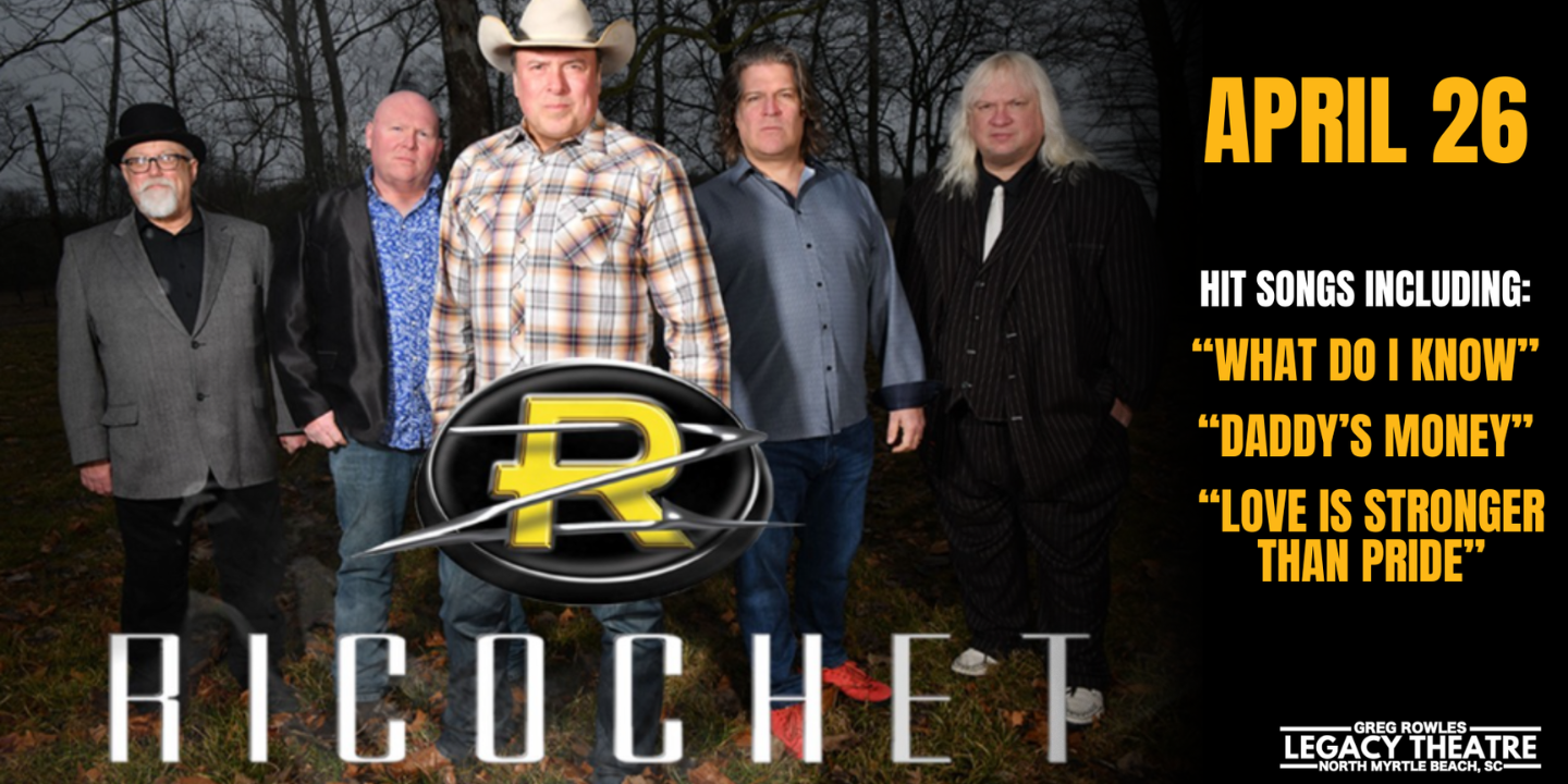 RICOCHET coming to the Greg Rowles Legacy Theater
