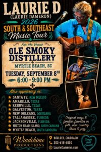 Laurie D Performing at Ole Smoky Distillery in Myrtle Beach – Sept. 8