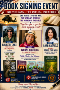 Book signing event