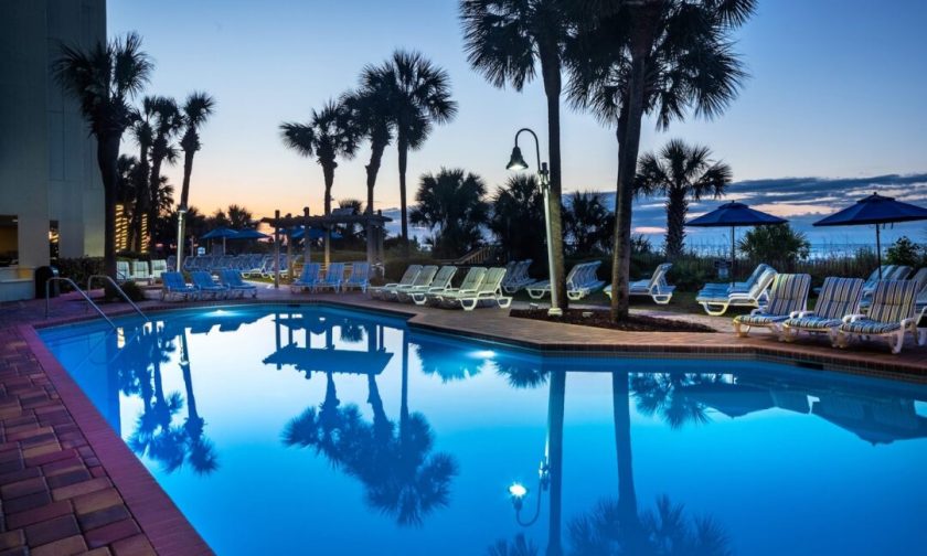 Sea-Crest-Resort-Pool-Night